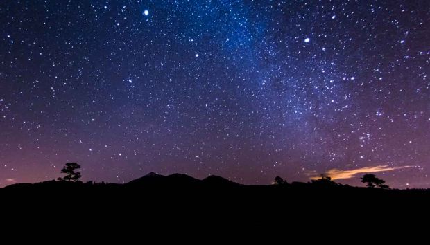 El cielo de Campillo de Ranas lleno de estrellas